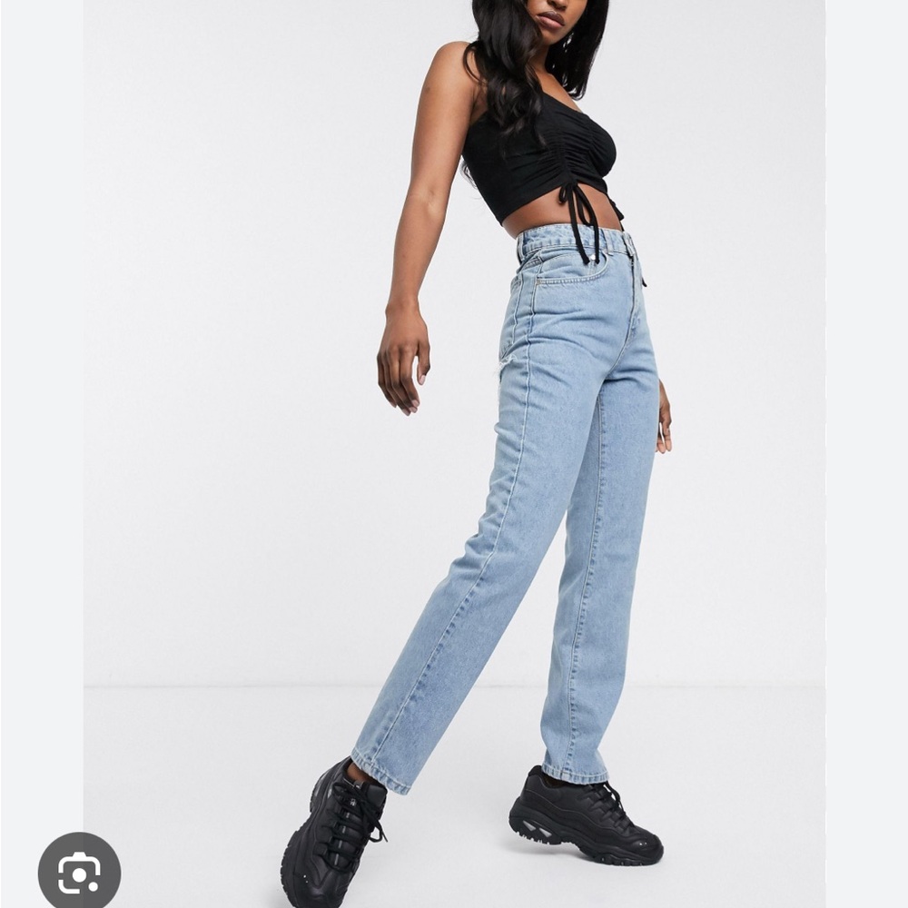 Ragged jeans blue